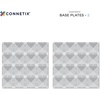 image:imageCONNETIX Magnetic Tiles Clear Base Plate Pack 2 Pieces