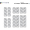 image:imageCONNETIX Magnetic Tiles Clear Rectangle Pack 12 Pieces