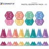 image:imageCONNETIX Magnetic Tiles Pastel Geometry Pack 40 Pieces
