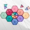 image:imageCONNETIX Magnetic Tiles Pastel Geometry Pack 40 Pieces