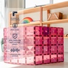image:imageCONNETIX Magnetic Tiles Pastel Pink amp Berry Base Plate Pack 2 Pieces