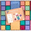 image:imageCONNETIX Magnetic Tiles Pastel Square Pack 40 Pieces