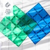 image:imageCONNETIX Magnetic Tiles Rainbow Blue amp Green Base Plate Pack 2 Pieces