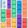 image:imageCONNETIX Magnetic Tiles Rainbow Rectangle Pack 18 Pieces