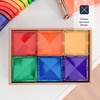 image:imageCONNETIX Magnetic Tiles Rainbow Square Pack 42 Pieces