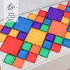image:imageCONNETIX Magnetic Tiles Rainbow Square Pack 42 Pieces