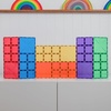 image:imageCONNETIX Magnetic Tiles Rainbow Square Pack 42 Pieces
