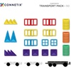 image:imageCONNETIX Magnetic Tiles Rainbow Transport Pack 50 Pieces