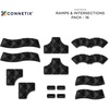 image:imageCONNETIX Magnetic Tiles Roads Ramps amp Intersections Pack 16 Pieces