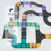 image:imageCONNETIX Magnetic Tiles Roads Ramps amp Intersections Pack 16 Pieces