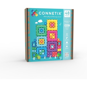 image:imageCONNETIX Magnetic Tiles Bright Portal Pack 48 Pieces