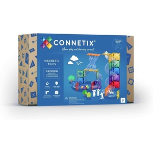 image:imageCONNETIX Magnetic Tiles Rainbow Ball Run Expansion Pack 66 Pieces