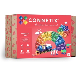 image:imageCONNETIX Magnetic Tiles Rainbow Mega Pack 212 Pieces
