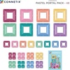 image:imageCONNETIX Magnetic Tiles Pastel Portal Pack 48 Pieces