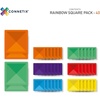 image:imageConnetix Tiles 40 Piece Square Pack 40 Square Magnetic Tiles Educational Magnetic Building Blocks in 6 Rainbow Colors Fun STEAM Learning Tool Great Magnets for Kids Ideal for Beginners