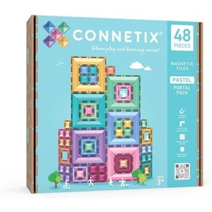 image:imageCONNETIX Magnetic Tiles Pastel Portal Pack 48 Pieces