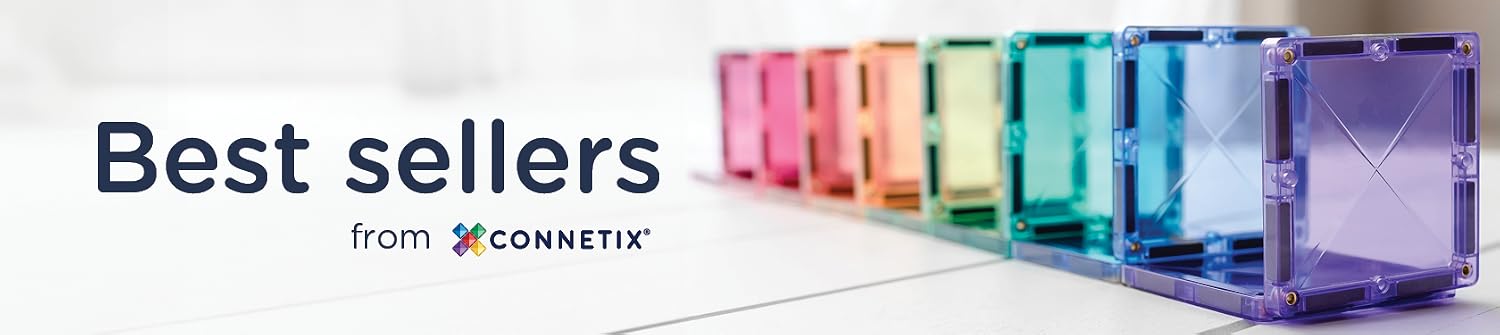 Connetix : Shine, Build, and Create!Connetix Glitter & Light Up Magnetic Tile Bundles — Limited Edition!